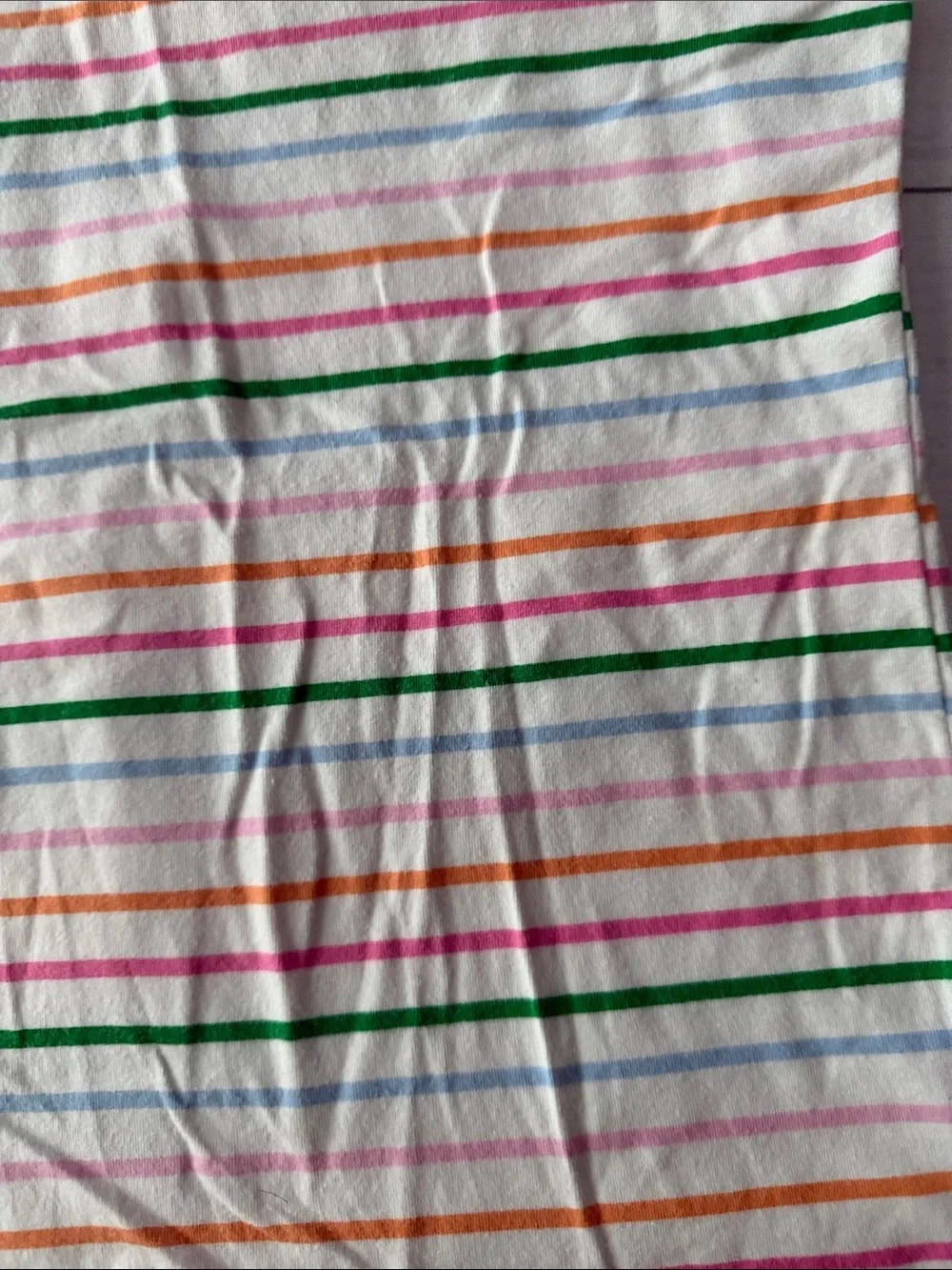 Girls' Multicolor Stripe & Pastel Print Tank Tops - Pack of 2